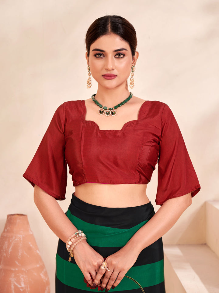 Green Crepe Soft Silk Saree | Elegant Digital Prints & Matching Blouse