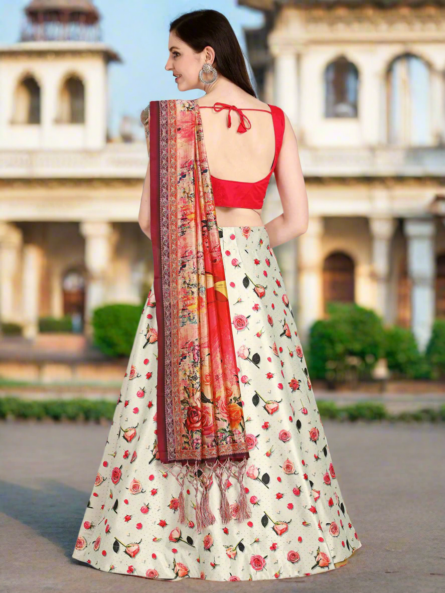 Beige Designer Lehenga | Perfect Blend of Tradition & Modern Elegance