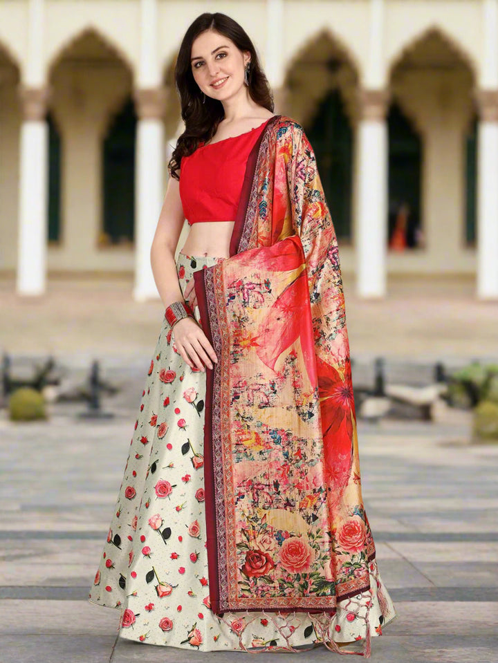 Beige Designer Lehenga | Perfect Blend of Tradition & Modern Elegance