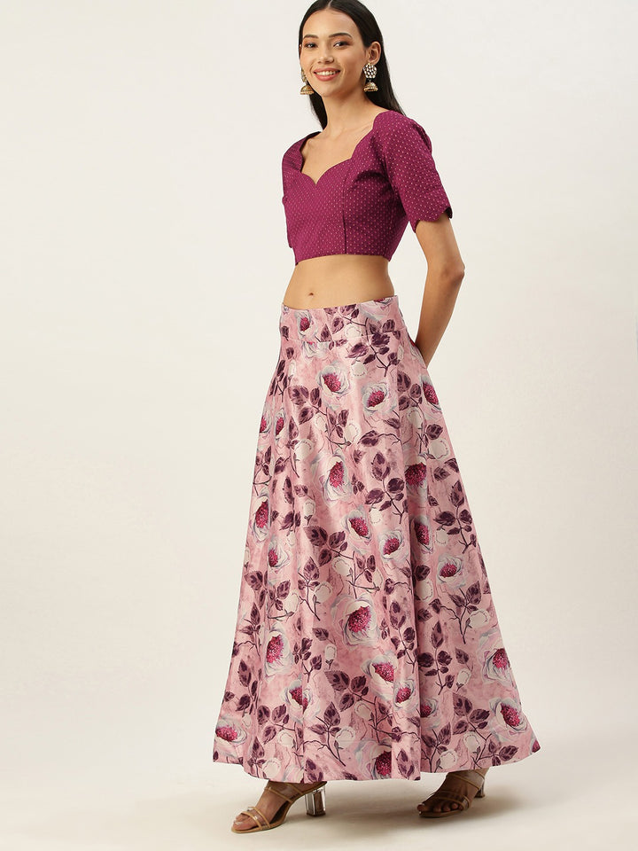 Pink Designer Lehenga | Perfect Blend of Tradition with Stunning Prints