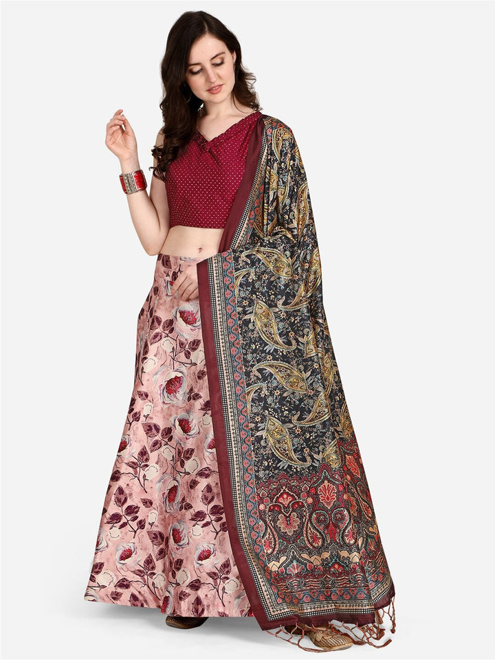 Pink Designer Lehenga | Perfect Blend of Tradition with Stunning Prints