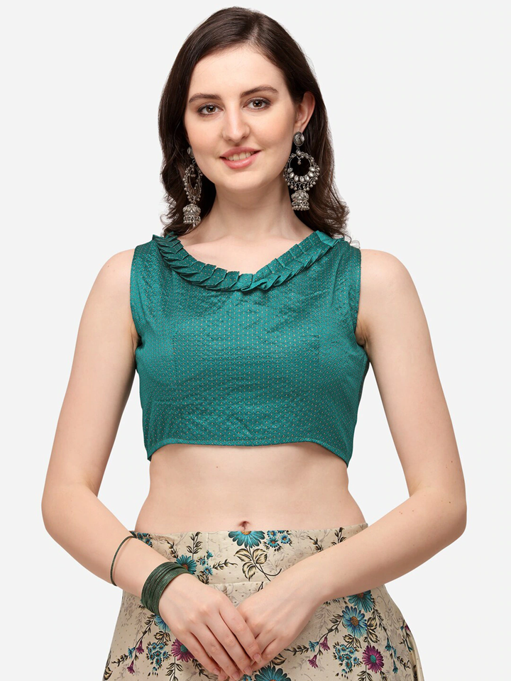Multicolor Lehenga | Digital Printed Silk Lehenga with Silk Blouse & Dupatta