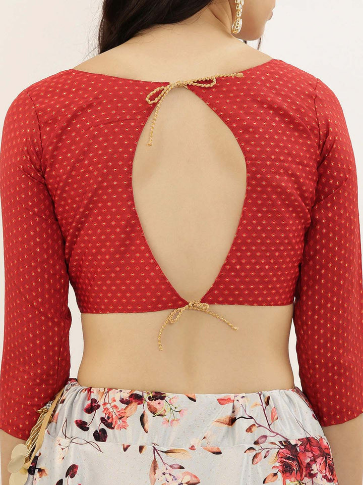 Elegant Beige Lehenga | Digital Print Lehenga with Silk Blouse & Dupatta