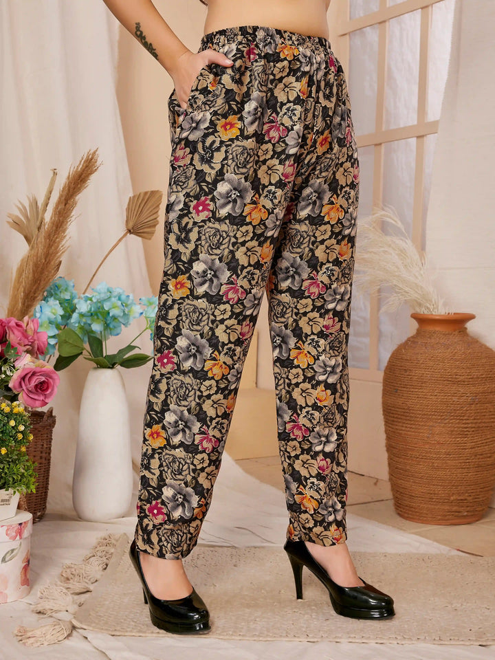 Designer Rayon Co-Ord Set | Digital Printed Top and Bottom Set for Women