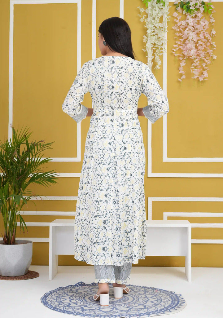 Rayon Cotton Salwar Kameez | Elegant Floral Print for Daily & Festive Wear