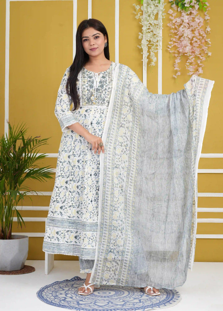 Rayon Cotton Salwar Kameez | Elegant Floral Print for Daily & Festive Wear