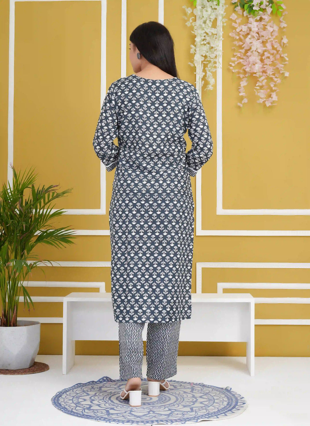 Rayon Cotton Salwar Kameez | Elegant Floral Print for Daily & Festive Wear