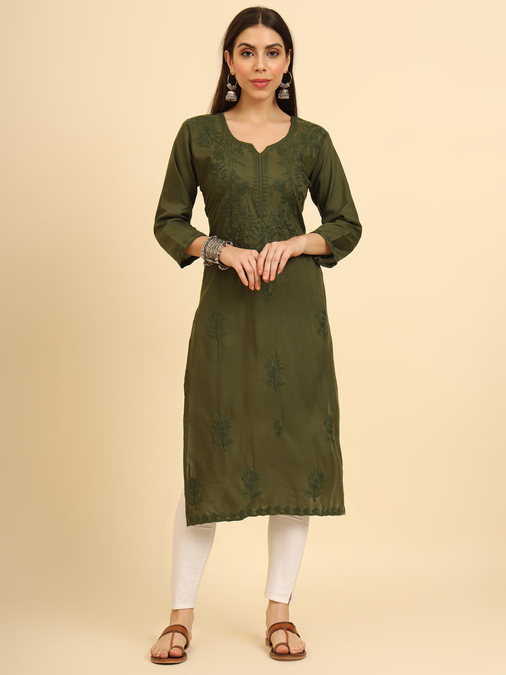 Lucknowi Chikankari Kurti | Cotton Women’s Ethnic Wear