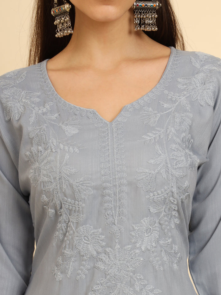Lucknowi Chikankari Kurti | Cotton Women’s Ethnic Wear