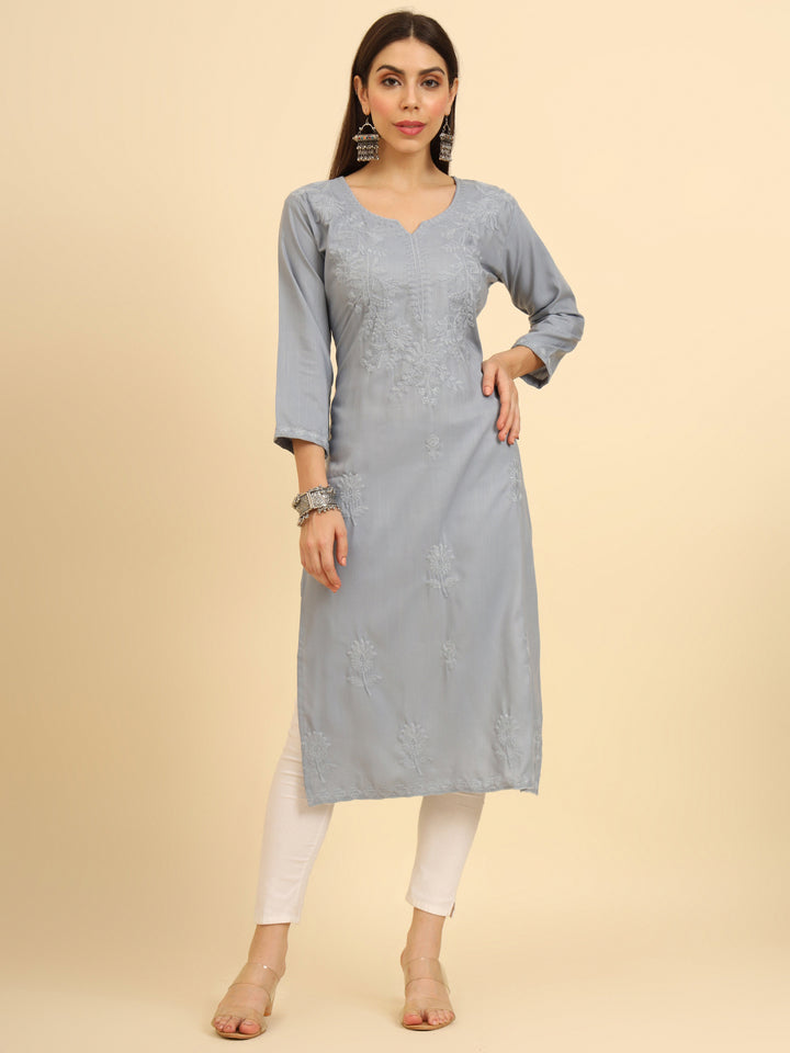 Lucknowi Chikankari Kurti | Cotton Women’s Ethnic Wear