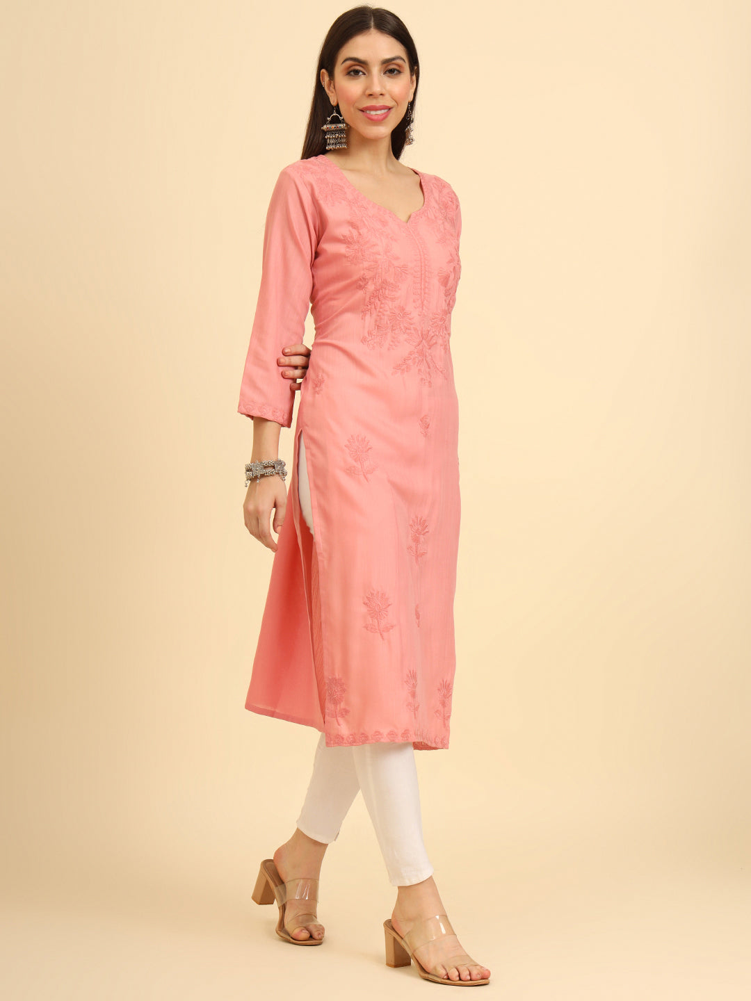 Lucknowi Chikankari Kurti | Cotton Women’s Ethnic Wear