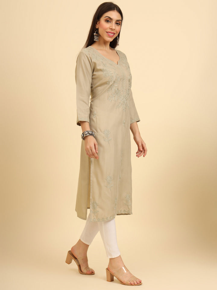 Lucknowi Chikankari Kurti | Cotton Women’s Ethnic Wear