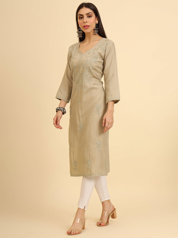 Lucknowi Chikankari Kurti | Cotton Women’s Ethnic Wear