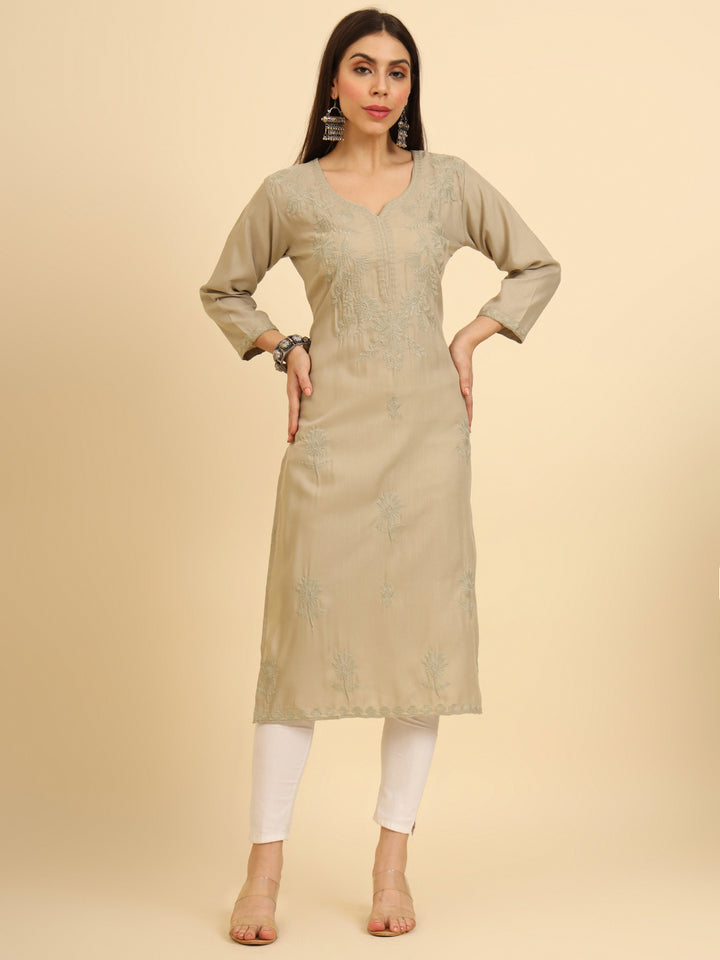 Lucknowi Chikankari Kurti | Cotton Women’s Ethnic Wear