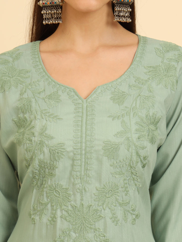 Lucknowi Chikankari Kurti | Cotton Women’s Ethnic Wear