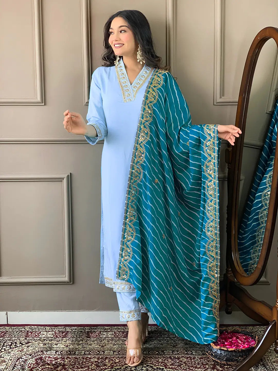 Elegant Viscose Silk Salwar Kameez for Women | Premium Traditional Ethnic Wear