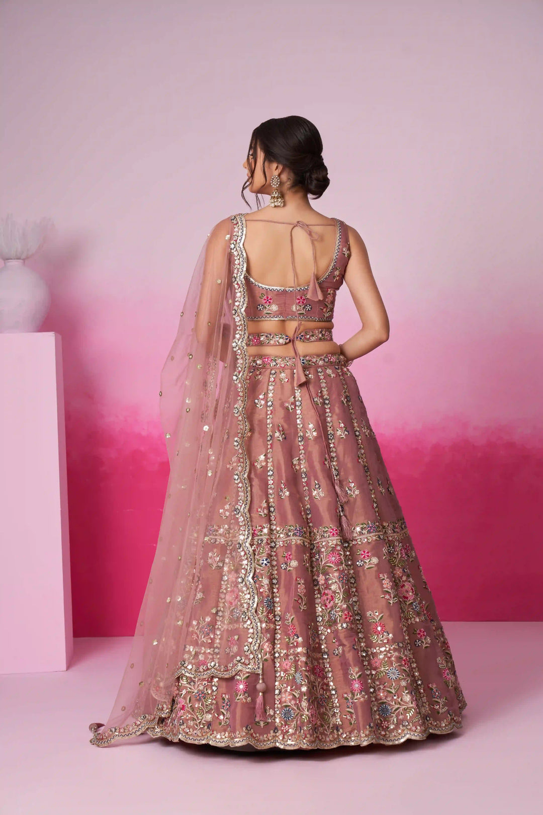 Elegant Designer Lehenga | Luxurious Net Fabric & Intricate Embroidery