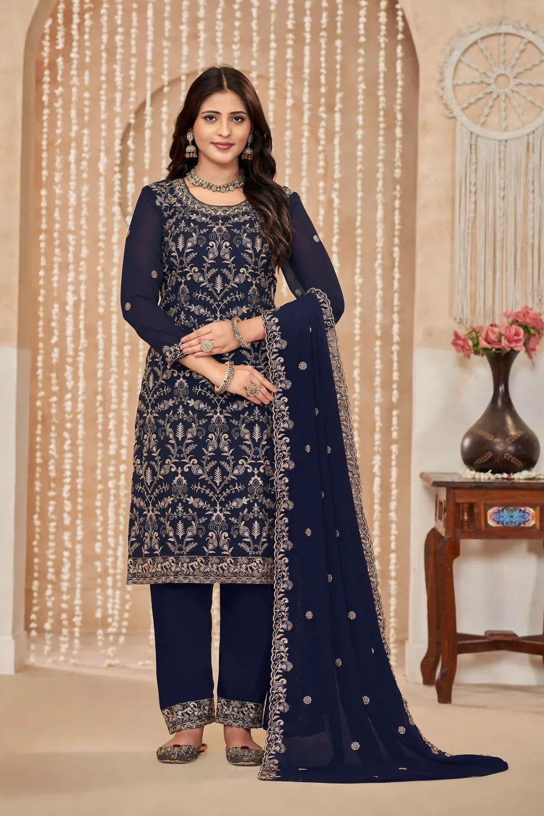 Faux Georgette Salwar Kameez for Women | Elegant & Stylish Traditional Ethnic Wear