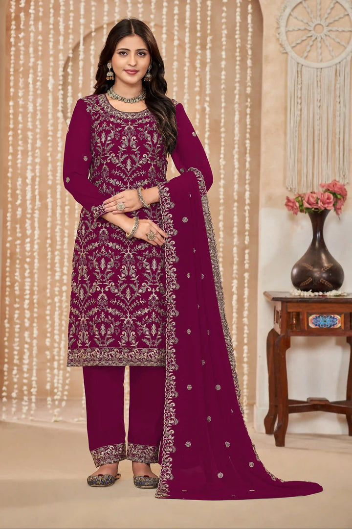 Faux Georgette Salwar Kameez for Women | Elegant & Stylish Traditional Ethnic Wear