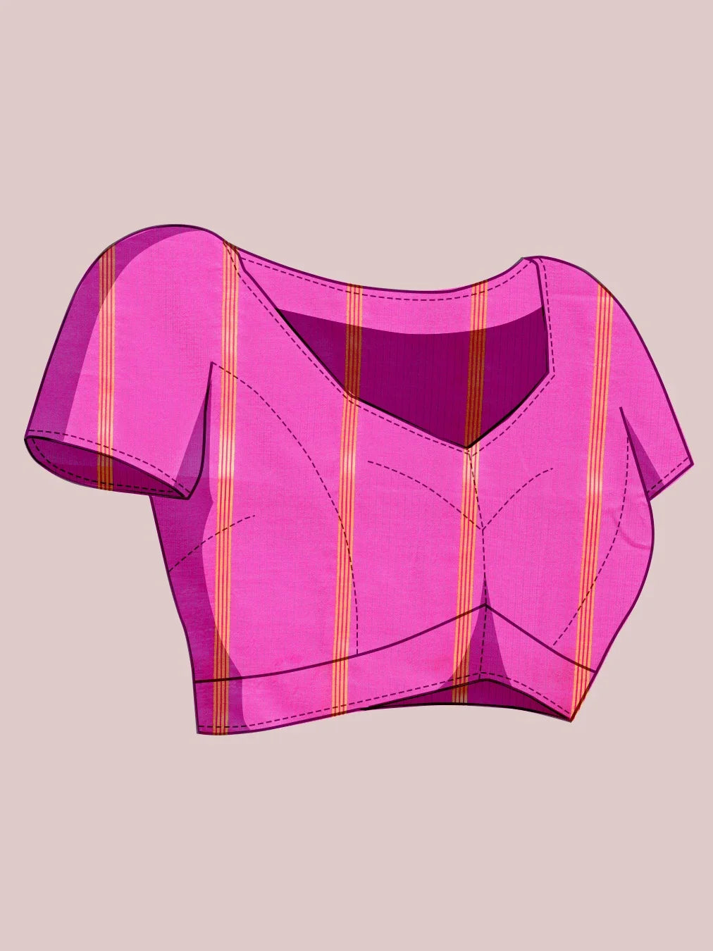 Beautiful Kota Doriya Saree with Blouse | Captivating Traditional Ensemble