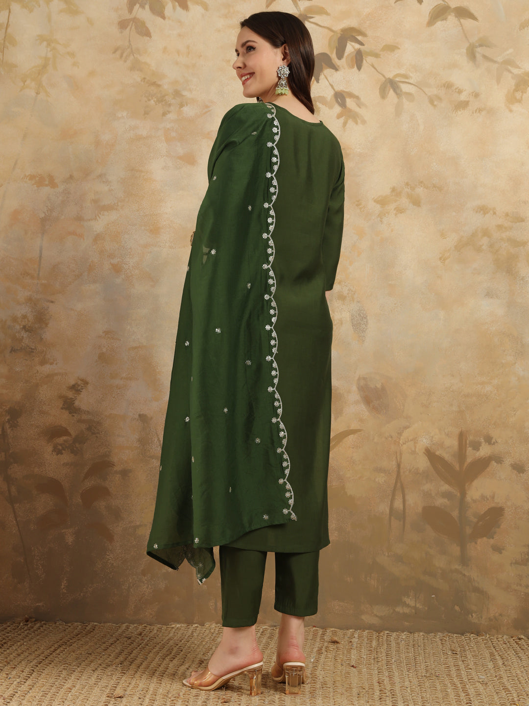 Chanderi Salwar Kameez | Elegant Embroidery for Festive & Traditional Occasions