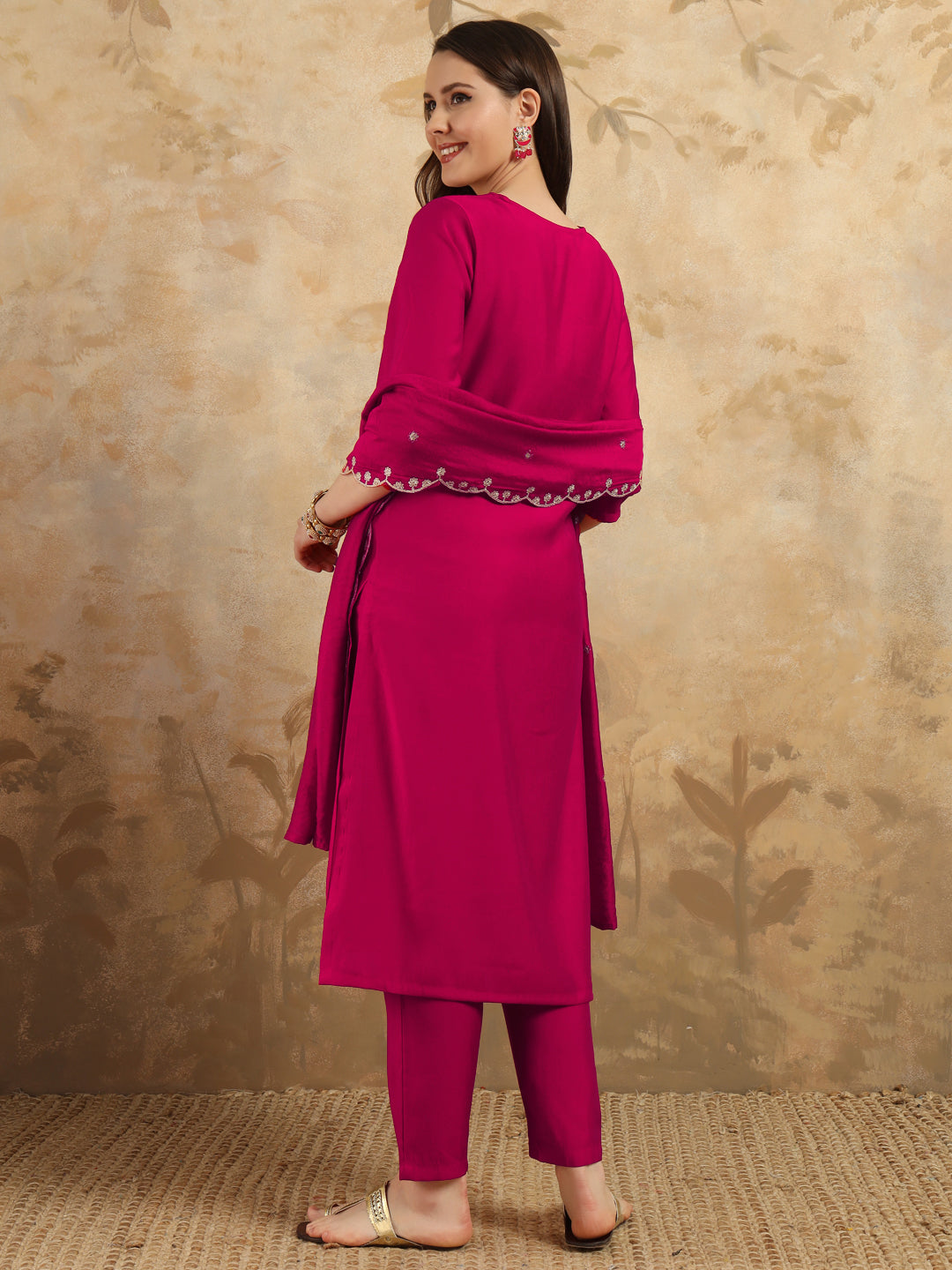 Chanderi Salwar Kameez | Elegant Embroidery for Festive & Traditional Occasions