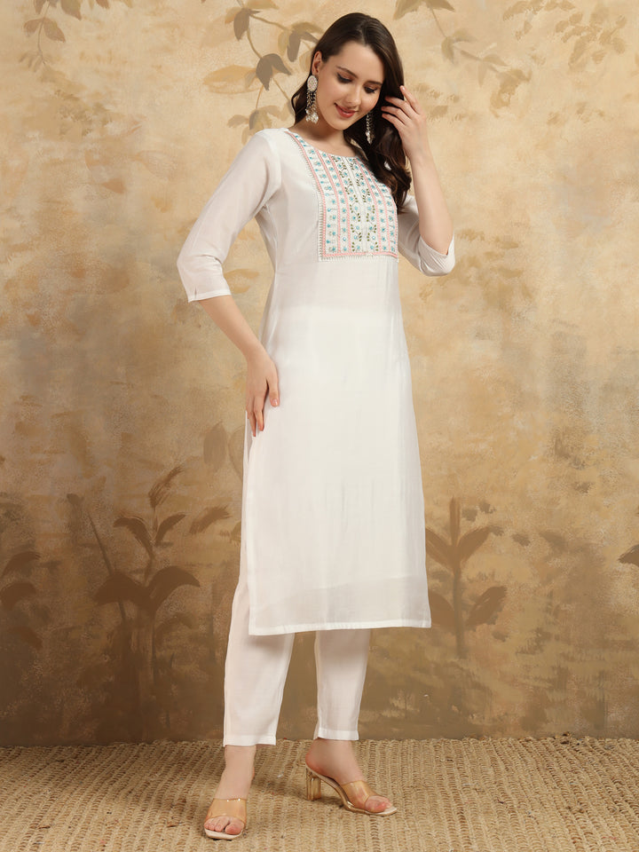 Chanderi Salwar Kameez | Elegant Embroidery for Festive & Traditional Occasions