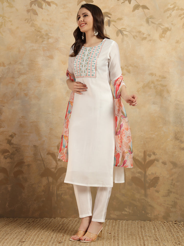Chanderi Salwar Kameez | Elegant Embroidery for Festive & Traditional Occasions