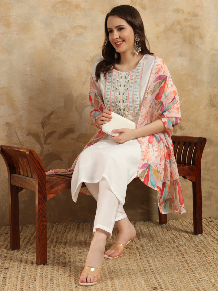 Chanderi Salwar Kameez | Elegant Embroidery for Festive & Traditional Occasions