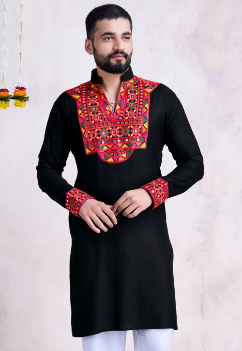 Traditional Kurta for Men | Ethnic Embroidered Kurta for Men