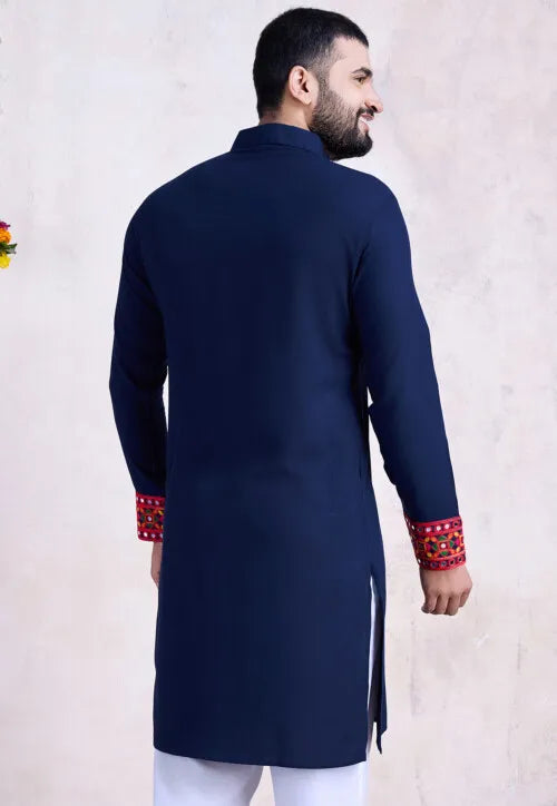 Traditional Kurta for Men | Ethnic Embroidered Kurta for Men