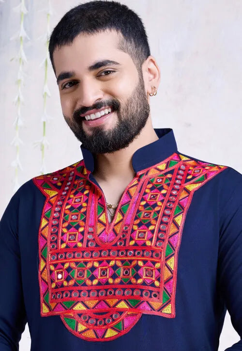 Traditional Kurta for Men | Ethnic Embroidered Kurta for Men