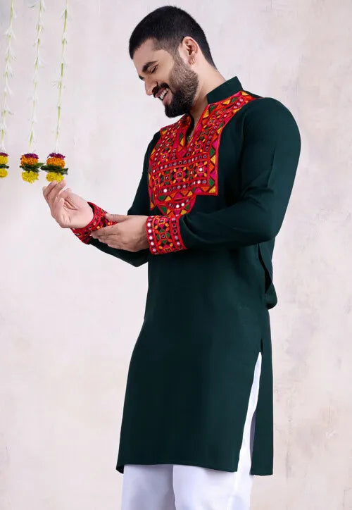 Traditional Kurta for Men | Ethnic Embroidered Kurta for Men