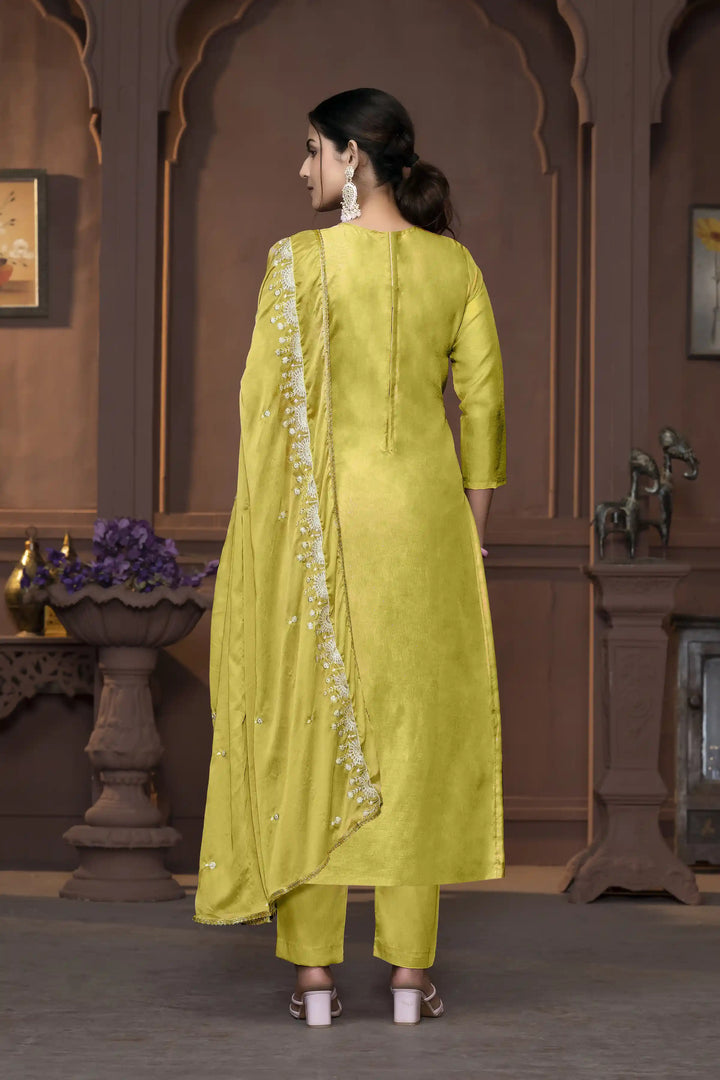 Viscose Organza Salwar Kameez | Intricate Embroidery with Designer Dupatta