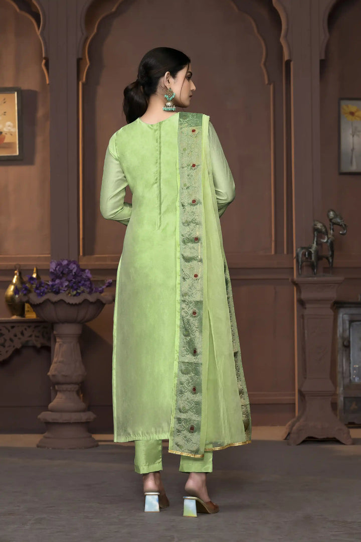 Elegant Muslin Cotton Salwar Kameez with Handwork | Wevon Designer Collection