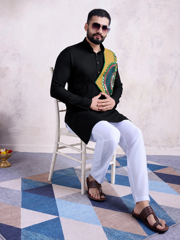 Stylish Rayon Kurta Set | Mirror Embroidery for Special Occasions