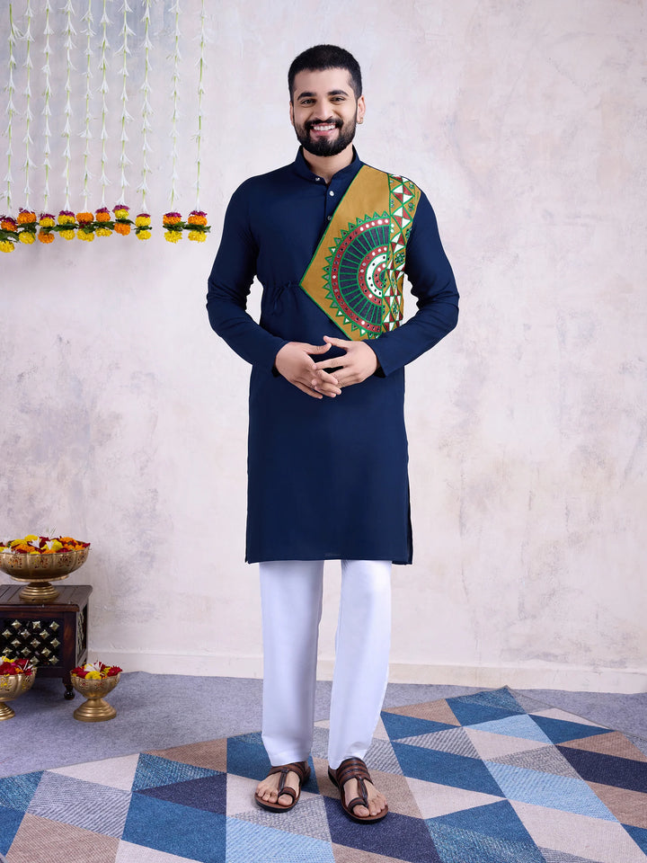 Stylish Rayon Kurta Set | Mirror Embroidery for Special Occasions