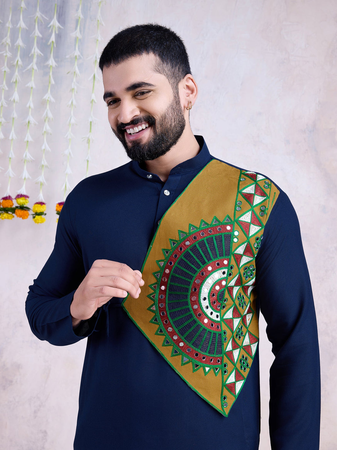 Stylish Rayon Kurta Set | Mirror Embroidery for Special Occasions