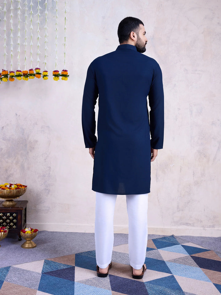 Stylish Rayon Kurta Set | Mirror Embroidery for Special Occasions