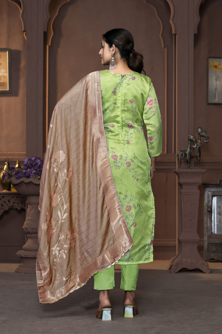 Banarasi Organza Salwar Kameez | Elegant Embroidery for Special Occasions