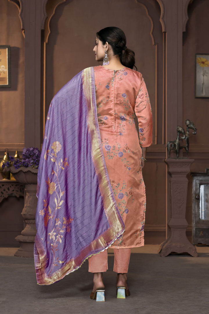 Banarasi Organza Salwar Kameez | Elegant Embroidery for Special Occasions