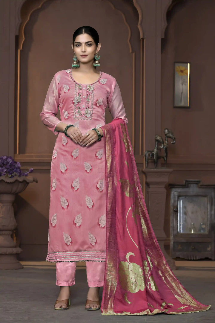 Dull Santoon Salwar Kameez | Elegant Embroidery with Stylish Dupatta