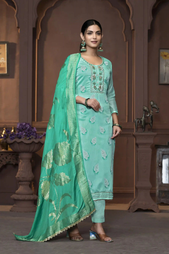 Dull Santoon Salwar Kameez | Elegant Embroidery with Stylish Dupatta