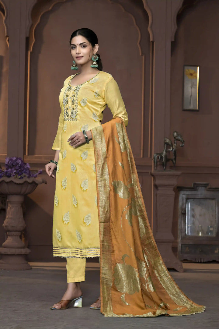 Dull Santoon Salwar Kameez | Elegant Embroidery with Stylish Dupatta