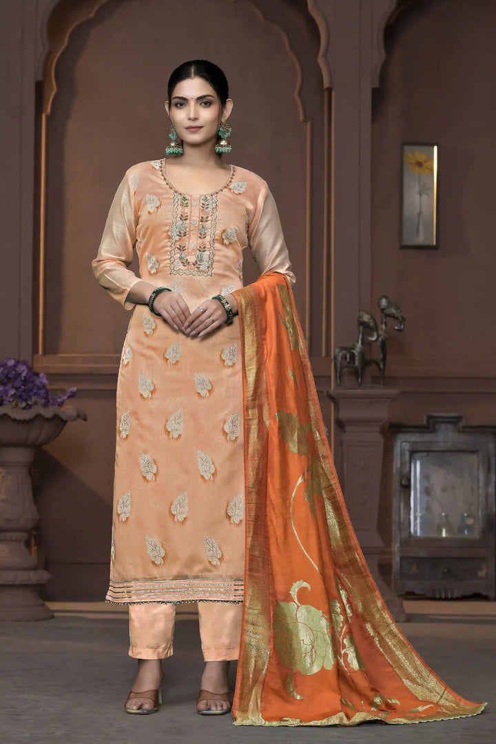 Dull Santoon Salwar Kameez | Elegant Embroidery with Stylish Dupatta