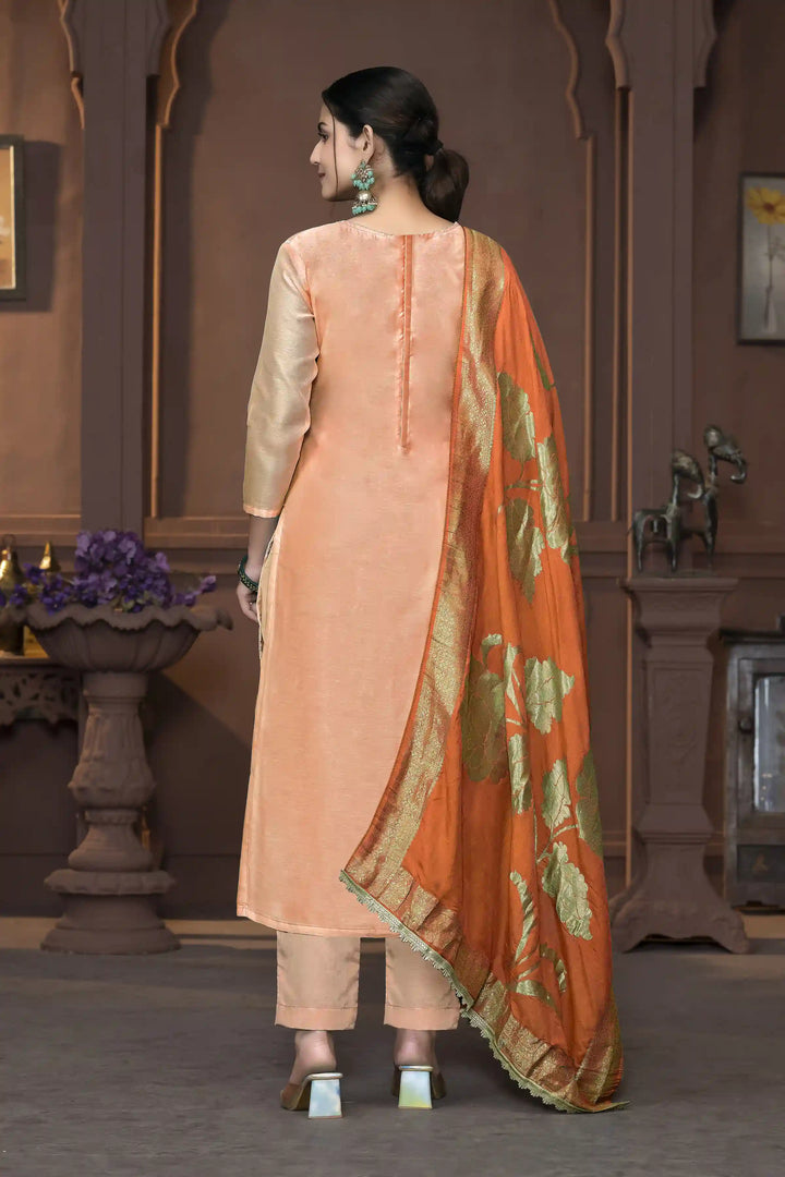 Dull Santoon Salwar Kameez | Elegant Embroidery with Stylish Dupatta