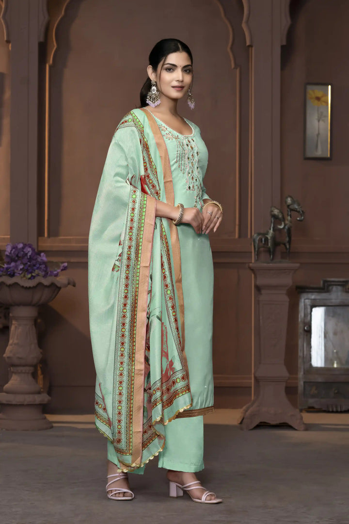 Dull Santoon Salwar Kameez | Elegant Embroidered Ethnic Wear for Weddings