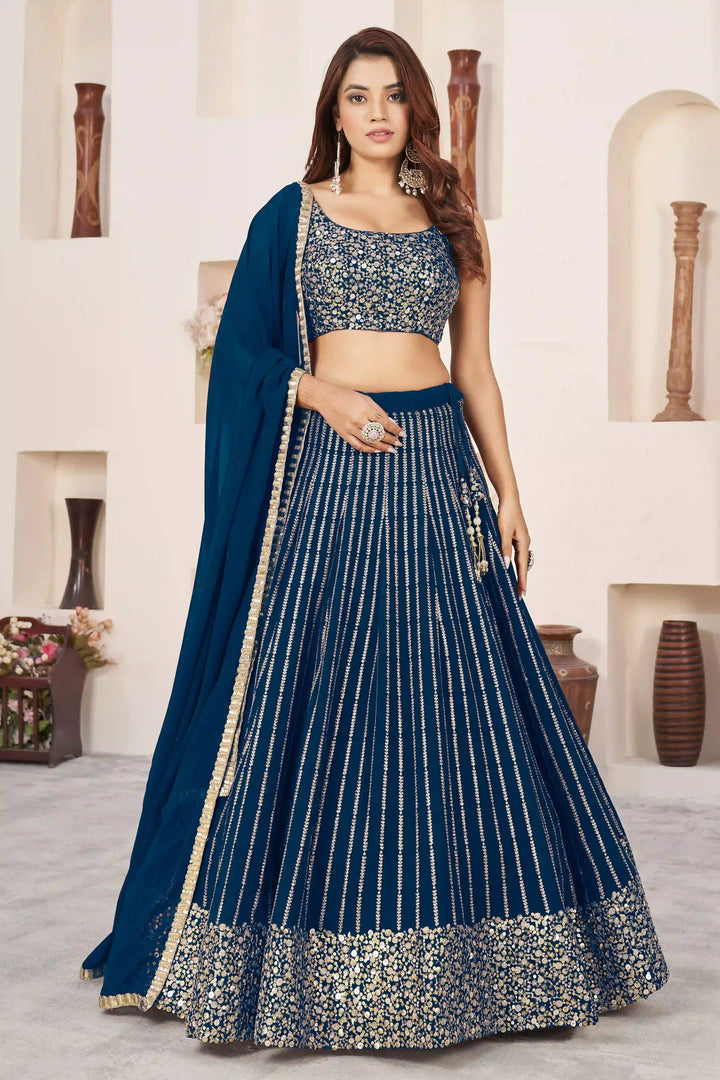 Gorgeous Georgette Lehenga with Dupatta | Perfect for Weddings and Celebrations