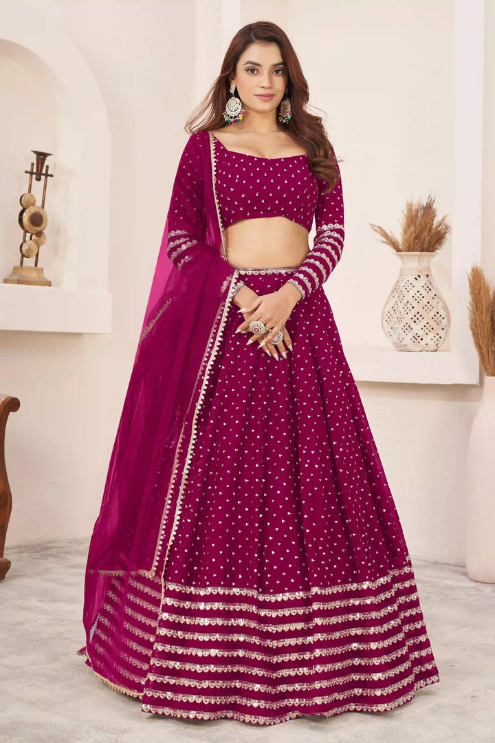 Luxurious Georgette Lehenga with Dupatta | Elegance Redefined for Brides