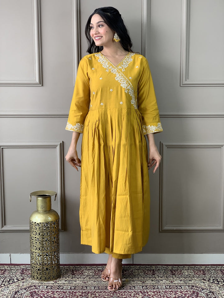 Viscose Chanderi Salwar Kameez | Designer Intricate Embroidery Ethnic Wear